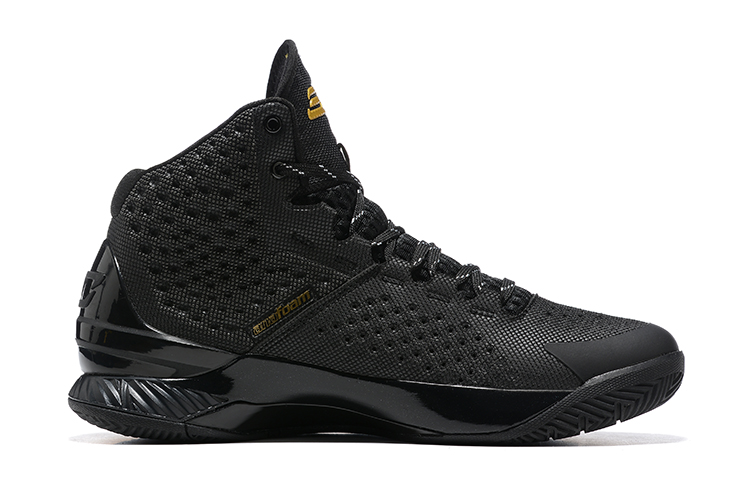 Under Armour Curry One Black Gold Banner